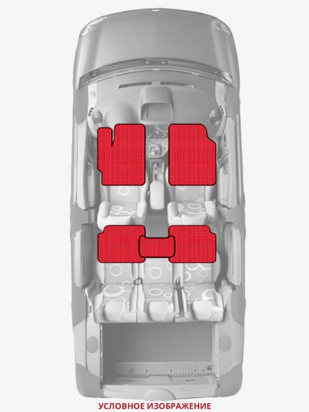 ЭВА коврики «Queen Lux» стандарт для Luxgen 7 SUV