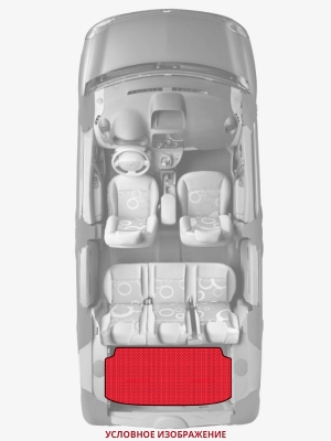ЭВА коврики «Queen Lux» багажник для Skoda Fabia Monte Carlo